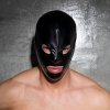 SM, BDSM, fetiš Kukla AD Fetish ADF185 Fetish Rub Mask černá XS/S, kukla s otvory na oči a ústa