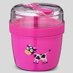 Carl Oscar N'ice Cup lunch box růžová kravička – Zboží Dáma