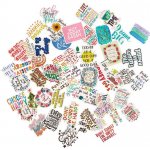 DP Craft Vinylové motivační samolepky se slogany 5-8 cm 50ks – Hledejceny.cz