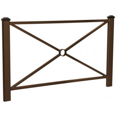 Procity Zábradlí Pagode 1580 mm hnědá RAL8017 – Hledejceny.cz