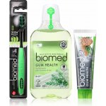 BIOMED Gum Health péče o citlivé dásně Ústní voda 500 ml + Zubní pasta 100 g + Zubní kartáček – Sleviste.cz