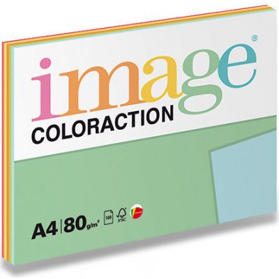 Image Coloration Barevný Papír A4 Mix Pastelových Barev – Zboží Dáma