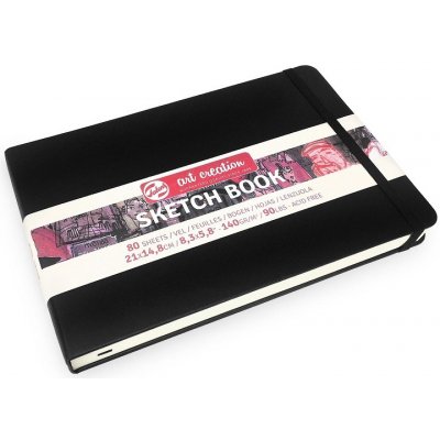 Talens Art Creation Sketchbook v pevné vazbě Black 21 x 14,8 – Zboží Dáma