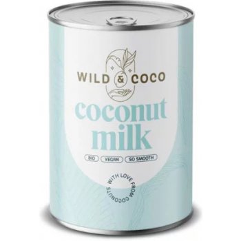 Wild & Coco Kokosové mléko BIO 400 ml