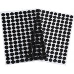 Suchý zip samolepicí kolečka Ø10 mm Varianta: 2 černá, Balení: 1 karta – Zboží Mobilmania