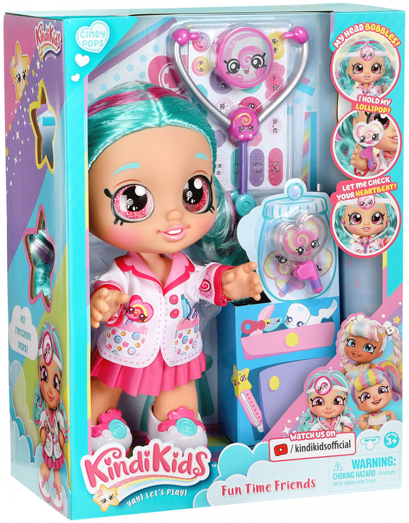 TM Toys Kindi Kids doktorka Cindy Pops