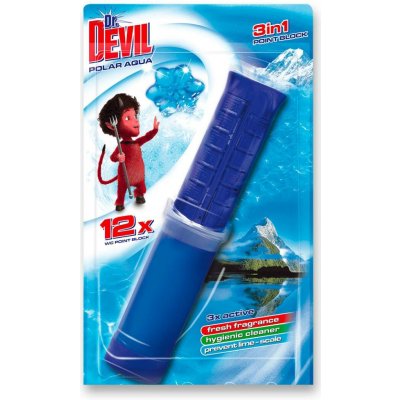 Devil WC blok 3in1 Polar aqua 75 ml – Zbozi.Blesk.cz