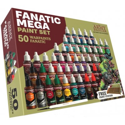 The Army Painter Warpaints Fanatic Mega Paint Set 50 ks 18 ml – Hledejceny.cz