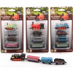 Viga Dřevěná mašinka s vagonky – Zboží Dáma