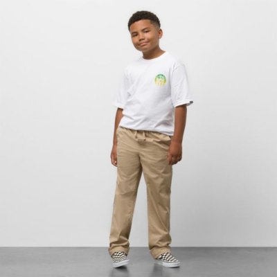 Vans BY RANGE ELASTIC WAIST PANT BOYS, KHAKI