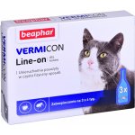 Beaphar Vermicon Line On kočka kapky proti blechám a klíšťatům 3 x 1ml – Zboží Dáma