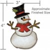 Kreslící šablona Sizzix Bigz vyřezávací šablona sněhulák