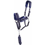 QHP Set ohlávka s vodítkem Dolci modrá silver modrá silver – Sleviste.cz