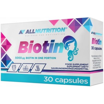 Allnutrition Biotin 30 kapslí – Hledejceny.cz