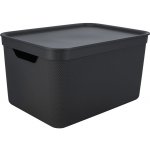 Rotho Jive Deco úložný box 16L antracit – Sleviste.cz