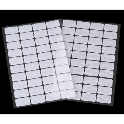 Suchý zip samolepící obdélníky plyš+háčky 1,5x2,5cm - 40 ks – Hledejceny.cz