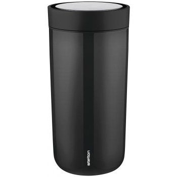 Stelton Termohrnek To Go Click steel black i:cons 0,34 l