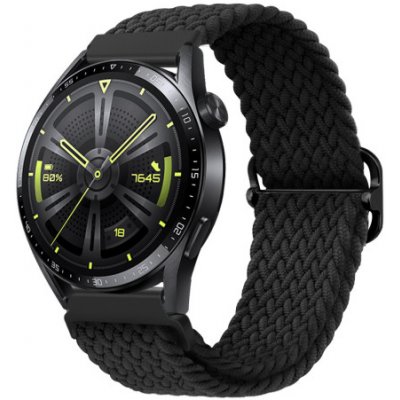 BStrap Elastic Nylon řemínek na Samsung Galaxy Watch Active 2 40/44mm, black SSG024C01 – Zbozi.Blesk.cz