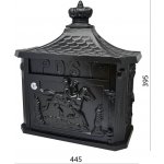 Poštovní schránka H 445 x L 395 x W 170 mm – Hledejceny.cz