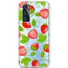 Pouzdro a kryt na mobilní telefon Pouzdro TopQ Vivo Y70 silikon Strawberries