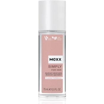 Mexx Simply Woman dezodorant sklo 75 ml