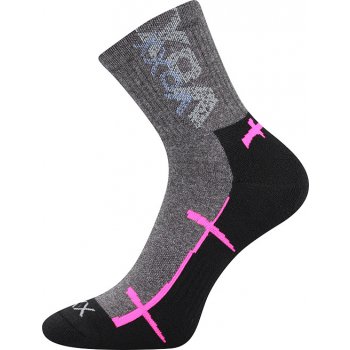 VoXX WALLI Sportovní ponožky černá růžová