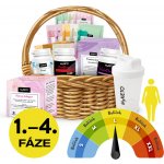 MyKETO Kompletní dietní plán L 56 dní 1. až 4. fáze při BMI 30-35 7930g – Zboží Dáma