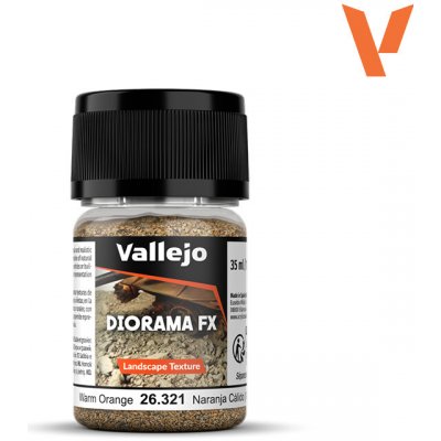 Vallejo Diorama FX 26321 Warm Orange 1-2 mm 35 ml – Zboží Dáma
