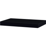 Autronic Polička nástěnná 40 cm, MDF, barva černý vysoký lesk P-023 BK – Hledejceny.cz
