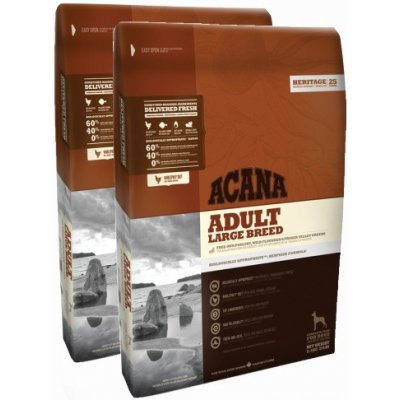 ACANA HERITAGE ADULT LARGE BREED 2x17kg