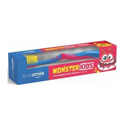 Truesmile Kids Monster jahoda s fluoridem 75 ml – Hledejceny.cz