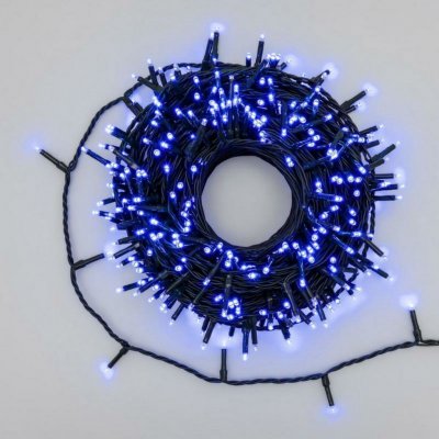 Xmas King XmasKing LED řetěz 25,7m 360 LED 30V venkovní 8 programů + časovač modrá – Zbozi.Blesk.cz