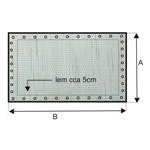 Flobal fóliovníková plachta lemovaná s oky 175g/m² čirá na míru – Hledejceny.cz