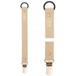Bjällra klip Beige Faux Leather – Zboží Dáma