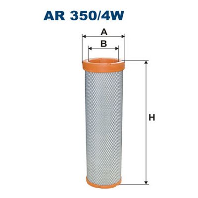 Filtr - sekundární vzduch FILTRON AR 350/4W (AR350/4W) – Hledejceny.cz