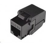 25286711 MULTIPACK 24 ks - samořezný keystone Solarix CAT5E UTP RJ45 černý SXKJ-5E-UTP-BK- – Zboží Živě