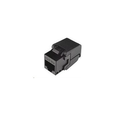 25286711 MULTIPACK 24 ks - samořezný keystone Solarix CAT5E UTP RJ45 černý SXKJ-5E-UTP-BK- – Zboží Živě