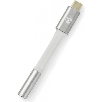 Nedis CCTB65950AL008 USB-C na 3,5mm jack, 8cm, stříbrný