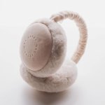 Mrs. Ertha dětské klapky na uši Soft Ivory Earmuffs