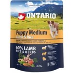 Ontario Puppy Medium Lamb & Rice 0,75 kg – Hledejceny.cz