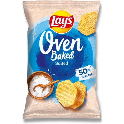 Lay´s Oven Baked bramborové lupínky pečené v troubě solené 110 g – Sleviste.cz