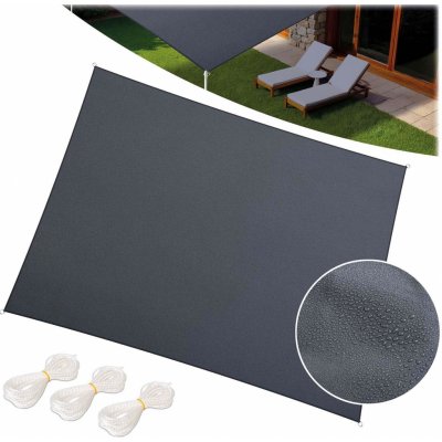 Plonos PL-885 3 x 4 m šedá – Zboží Dáma