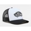 Dětská kšiltovka Vans Classic Patch Curved Bill Trucker Youth dětská černo-bílá