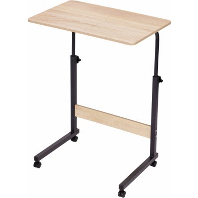 ModernHome TH-LD-6-16 Stůl na notebook s kolečky, světlý dub – Zboží Živě