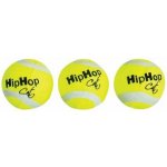 Trixie Balení-tenisový míček s rolničkou 4 cm HipHop Cat 3 ks – Zboží Mobilmania