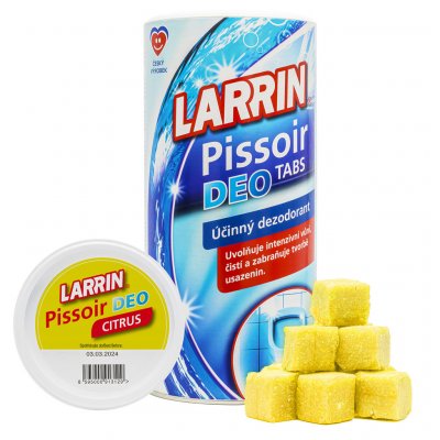 Larrin Pissoir Deo tablety do pisoáru Citrus 900 g – Zbozi.Blesk.cz