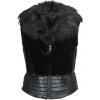 Dámská vesta Guess Ss Jodie Faux Fur Vest černá