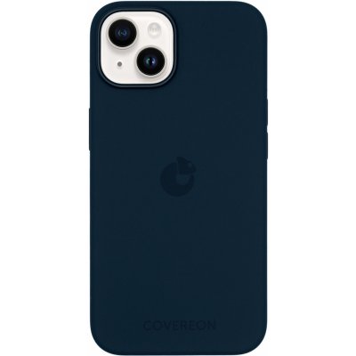 Pouzdro COVEREON SILICON silikonové s podporou MagSafe iPhone 14 Plus - Storm modré