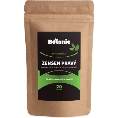 Botanic Ženšen 80% ginsenosidů 20 g – Hledejceny.cz