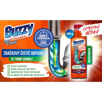 G&G Buzzy čistič potrubí v granulích 380 g – Zboží Mobilmania